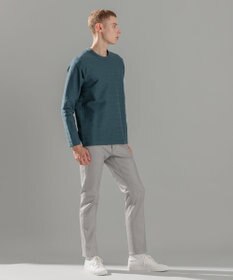 JOSEPH HOMME ブラッシュジャガード　クルーネック長袖Tシャツ