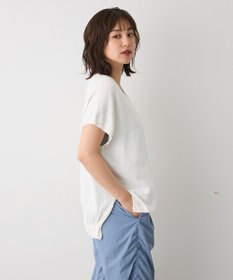 CRAFT STANDARD BOUTIQUE バックギャザーＶネックニットベスト