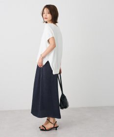 CRAFT STANDARD BOUTIQUE バックギャザーＶネックニットベスト