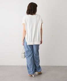 CRAFT STANDARD BOUTIQUE バックギャザーＶネックニットベスト