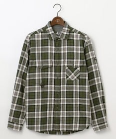 JOSEPH ABBOUD MOUNTAIN 【サスティナブル】オーガニックラフィーチェック シャツ