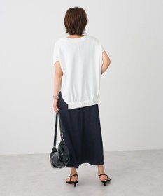 CRAFT STANDARD BOUTIQUE バックギャザーＶネックニットベスト