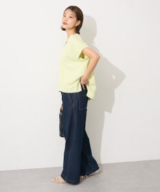 CRAFT STANDARD BOUTIQUE バックギャザーＶネックニットベスト