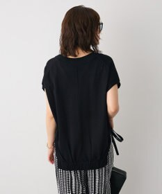 CRAFT STANDARD BOUTIQUE バックギャザーＶネックニットベスト