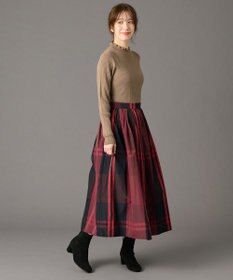 ANY 【ウエストゴム】ビックチェックタフタスカート