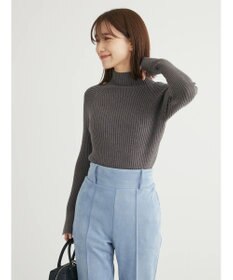 Green Parks ・Ｐｅｔｉｔ　Ｆｌｅｕｒ　ボトルネックリブニット