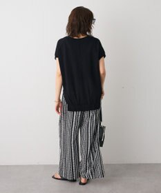 CRAFT STANDARD BOUTIQUE バックギャザーＶネックニットベスト