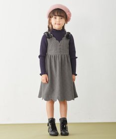 ANY KIDS チェックジャンパースカート