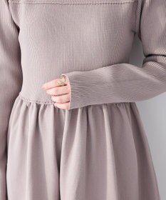 CRAFT STANDARD BOUTIQUE ＜セレモニー／ハレの日＞スポンディッシュニットワンピース