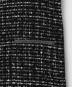 ICB L 【セットアップ着用可能】ロービングツイード ノーカラージャケット