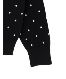 AMERICAN HOLIC Ｄｏｔモックネックニットカーディガン