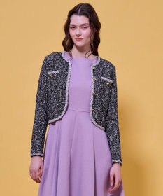 TOCCA TWEEDY MAZE ニットジャケット