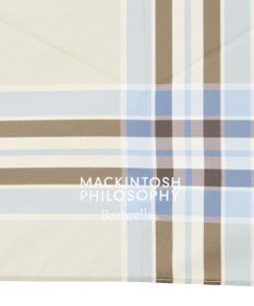 MOONBAT 【超軽量】マッキントッシュ フィロソフィー 折りたたみ傘 Barbrella チェック 55cm UV