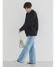 AMERICAN HOLIC パッチワークケーブルニットチュニック