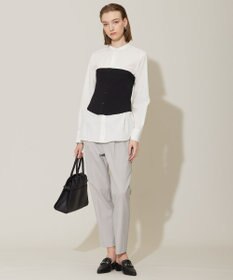 ICB 【接触冷感・UVケア・撥水・洗える】 LooseWeave テーパードパンツ