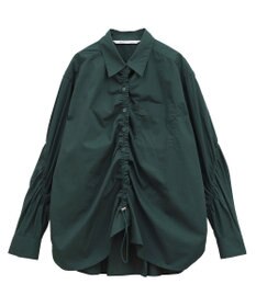 YECCA VECCA ドロストデザインギャザーシャツ