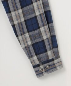 JOSEPH ABBOUD MOUNTAIN 【サスティナブル】オーガニックラフィーチェック シャツ