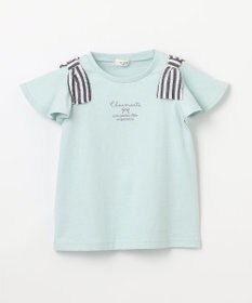 ANY KIDS ひんやりクール 肩リボンTシャツ