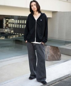 WEGO 【WEB限定/ユニセックス着用ITEM/25年秋冬新作/SMLサイズ展開】別注U.S.POLO ASSN.　ZIPパーカー