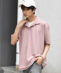 WEGO 【ユニセックス着用ITEM】フェイクレイヤードニットポロシャツ（SS）