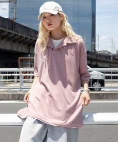 WEGO 【ユニセックス着用ITEM】フェイクレイヤードニットポロシャツ（SS）