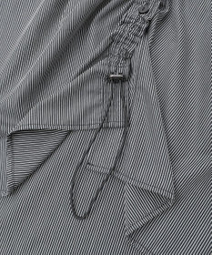 YECCA VECCA ドロストデザインギャザーシャツ