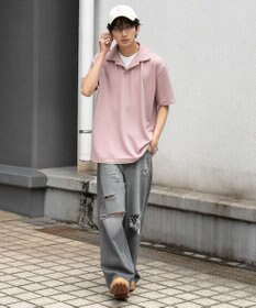 WEGO 【ユニセックス着用ITEM】フェイクレイヤードニットポロシャツ（SS）