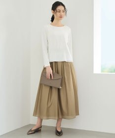 自由区 【カタログ掲載・セットアップ対応】エアリーローンプレーン スカート