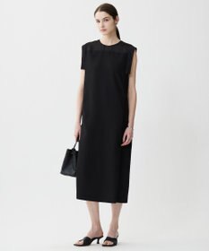 ICB L 【UVケア・接触冷感・速乾・洗える】 FluidBackSatin デザインワンピース