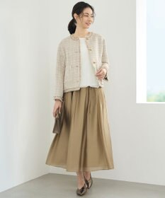 自由区 【カタログ掲載・セットアップ対応】エアリーローンプレーン スカート