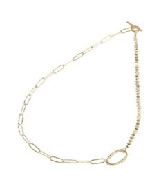 Green Parks オーバルチェーンつなぎネックレス