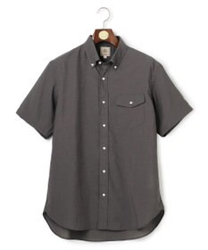 J.PRESS MEN 【遮熱 / 高通気性】ハケメパッチフラップ 半袖シャツ / B.D.