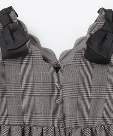 ANY KIDS チェックジャンパースカート