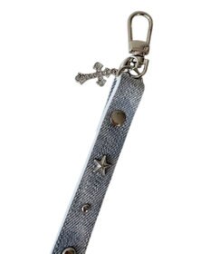 WEGO スタッズデニムライクストラップ