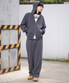 WEGO 【ユニセックス着用ITEM/MLサイズ展開/ウエストゴム】ボンディングスウェットパンツ