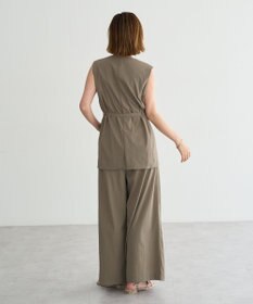 YECCA VECCA ドライタッチストレッチワイドパンツ