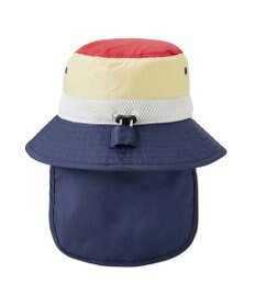 MIKI HOUSE HOT BISCUITS 【48-54cm】 日よけ付き サファリハット