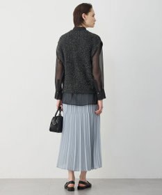 ICB ツイーディーニット ジップアップジレ