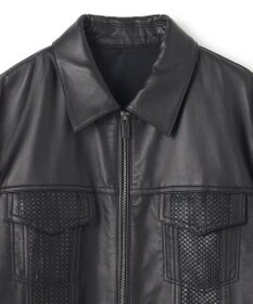 新品 2023年作品 JOSEPH HOMME ライトラムナッパレザーGジャン型 ライトラムナッパレザー Gジャンタイプ / JOSEPH HOMME