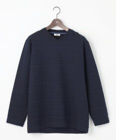 JOSEPH ABBOUD 【キングサイズ・オーガニックコットン使用】リンクスボーダー Tシャツ