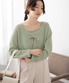 WEGO アンサンブルリボンカーデ