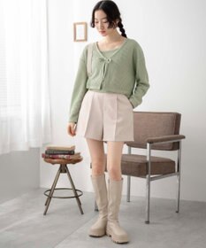 WEGO アンサンブルリボンカーデ