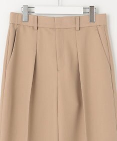 自由区 【洗える】オックスストレッチテーパード パンツ