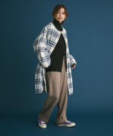 Green Parks シャギーノーカラーコート