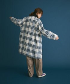 Green Parks シャギーノーカラーコート