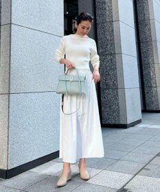 Green Parks AnriettMusee  リブニットドッキングワンピース