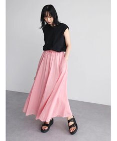 Green Parks インド綿　ふんわりボイルロングスカート