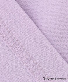 ANY KIDS 【しろたん×any FAM】しろたんサガラ刺繍長袖Tシャツ