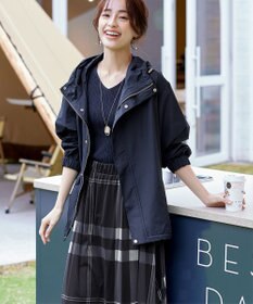 Tiaclasse 【小倉優子さん着用】チュールレースチェックスカート