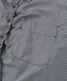 YECCA VECCA ドロストデザインギャザーシャツ